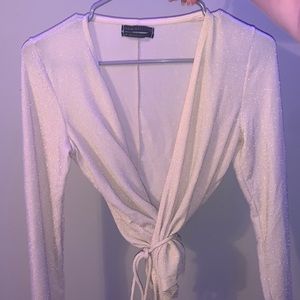 urban outfitters sz medium glitter long sleeve!